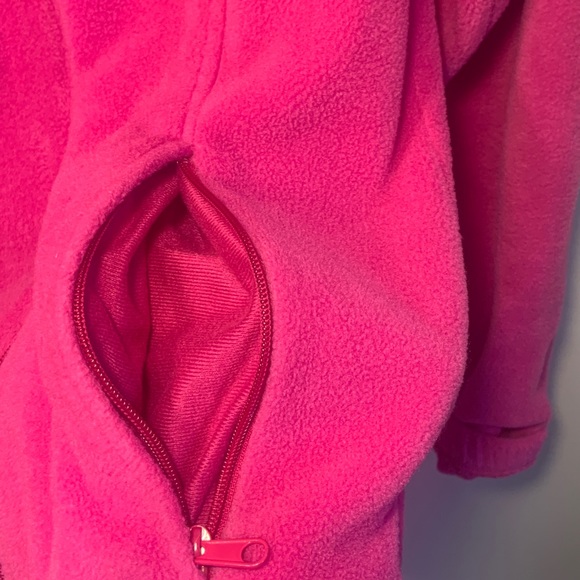 Columbia Medium Fuchsia Pink Zip-up Fleece - Picture 5 of 8